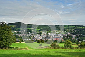 Panorama on the Abbey of Stavelot