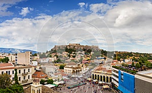 Panorama of Acropolis Parthenon, Athens