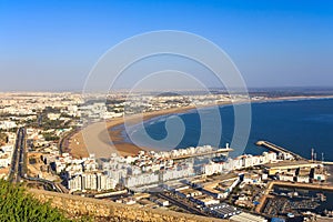 Panorama of Agadir, Morocco