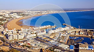 Panorama of Agadir, Morocco photo