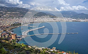 Panorama of Alanya, Turkey