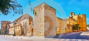 Panorama of Alcazar of Christian Monarchs, Cordoba, Spain