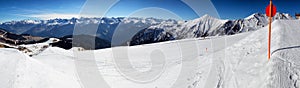 Panorama of the Alps in Tyrol