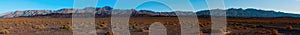 This is a panorama of the Amargosa mountain range