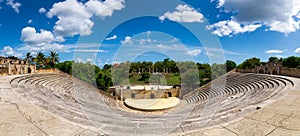 Panorama of Amphitheatre in Altos de Chavon, Casa de Campo, Dominican Republic photo