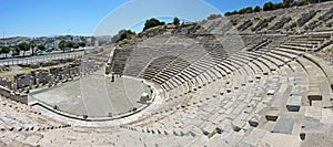 Panorama of the ancient theatre in Bodrum