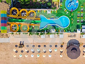 Panorama aquapark sliders, aqua park - water park