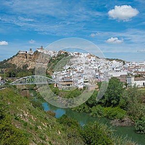 Panorama of Arcos de la Frontera, Andalusia, Spain photo