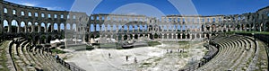 Panorama of Arena in Pula