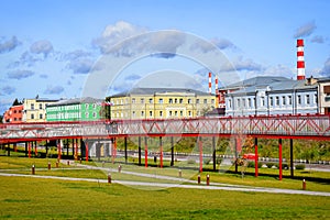 Panorama of the Armory Factory buildings in Tula