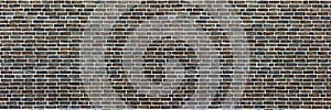 Panorama background old brick wall in grunge style