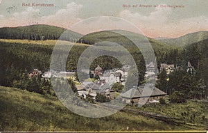 The panorama of Bad Karlsbrunn