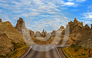 Panorama Badlands National Park, South Dakota, USA