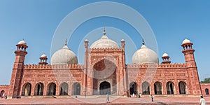 Panorama of Badshahi Mosque photo