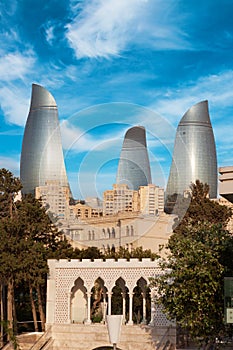 Panorama of Baku city, Azerbaijan