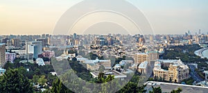 Panorama of Baku city, Capital of Azerbaijan