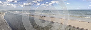 Panorama on a Baltic sea