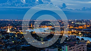 Panorama bangkok cityscape