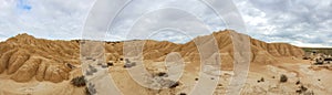 Panorama of the Bardenas Reales