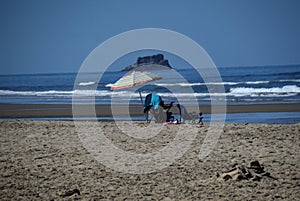 Panorama Beach at the Coast of the Pacific Ocean, Oregon