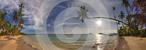 Panorama of beach of Koh Mak