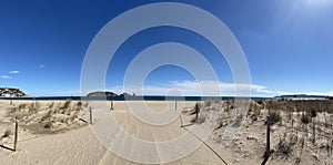 Panorama from the beach of L`Estartit photo