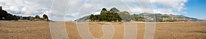 Panorama of the beach in Mundaka