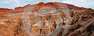 Panorama of beautiful badland landscape in Paria, utah