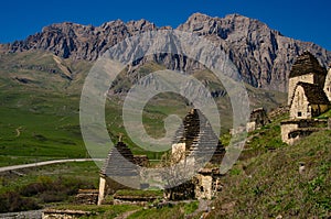 Panorama of a beautiful mountain