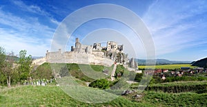 Panorama of Beckov castle