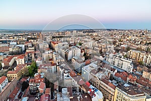 Panorama of Belgrade. photo