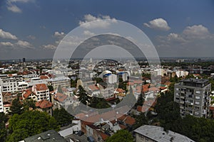 Panorama of Belgrade city