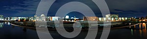 Panorama berlin at night