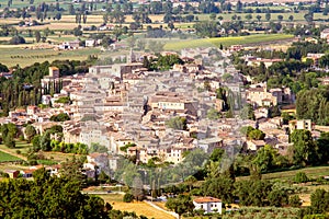 Panorama of Bevagna, Umbria