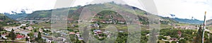 Panorama of Bhutanese city of Paro