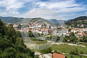 Panorama of Bijelo Polje, Montenegro photo