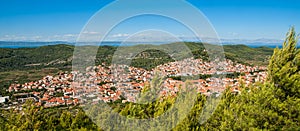 Panorama of Blato, Croatia