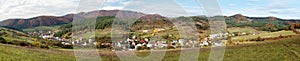 Panorama of Bodina village, Strazovske vrchy, Slovakia