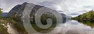 Panorama of Bohinj lake