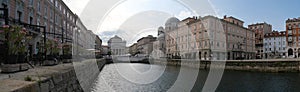 Panorama of Borgo Teresiano in Trieste