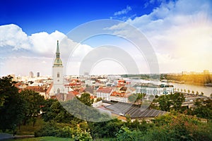 Panorama of Bratislava