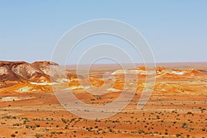 Panorama of the Breakaways mountains, South Australia