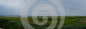 Brigantine Bay Marsh and Tidal Wetlands Panorama photo