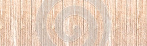 Panorama of brown wood plank texture and seamless background