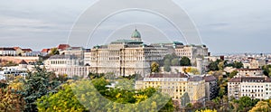 Panorama - Buda castle - Budapest - Hungary