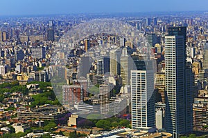 Panorama of Buenos Aires cityscape , Capital of Argentina