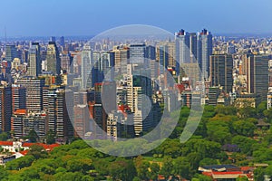 Panorama of Buenos Aires cityscape , Capital of Argentina