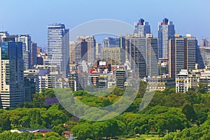 Panorama of Buenos Aires cityscape , Capital of Argentina