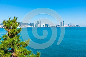 Panorama of Busan viewed from Igidae, Republic of Korea