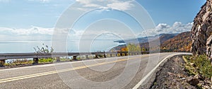 Panorama of Cabot Trail Highway